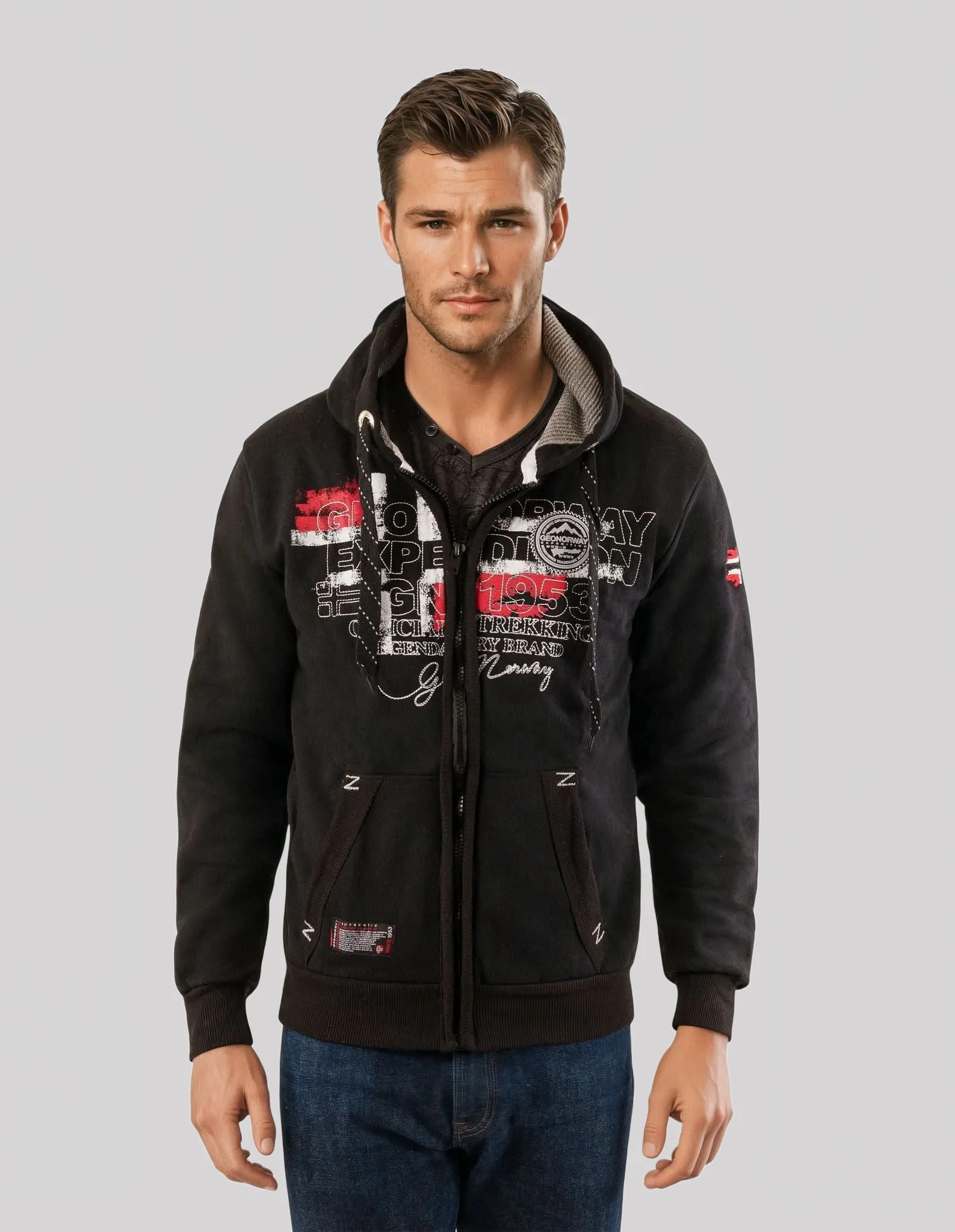 Geographical Norway GUTTA Homme - Sweat Zippé - Image 13