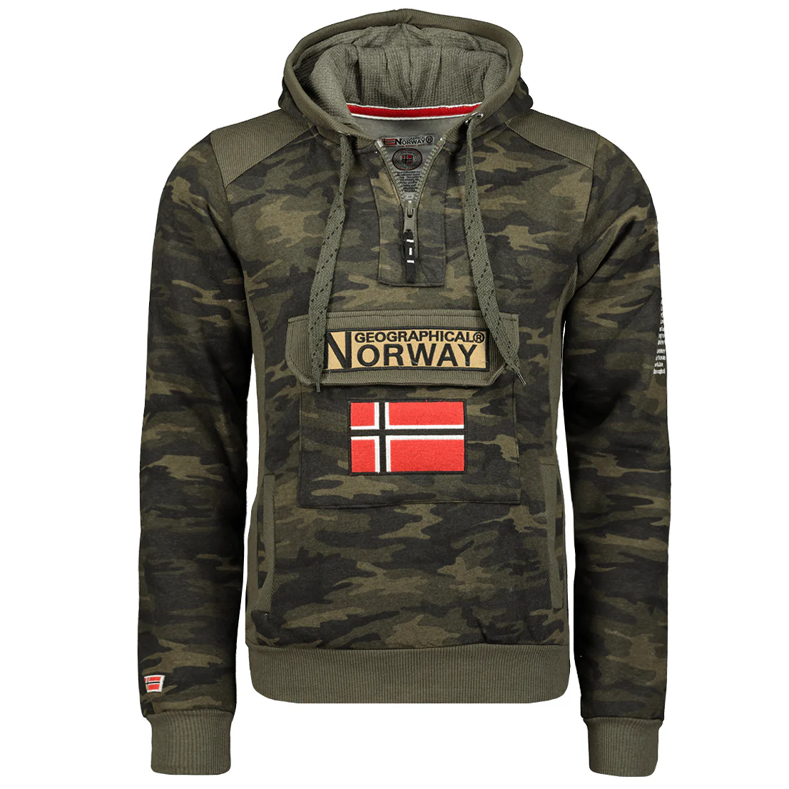 Geographical Norway GYMCLASS CAMO Homme - Sweatshirt - Image 5