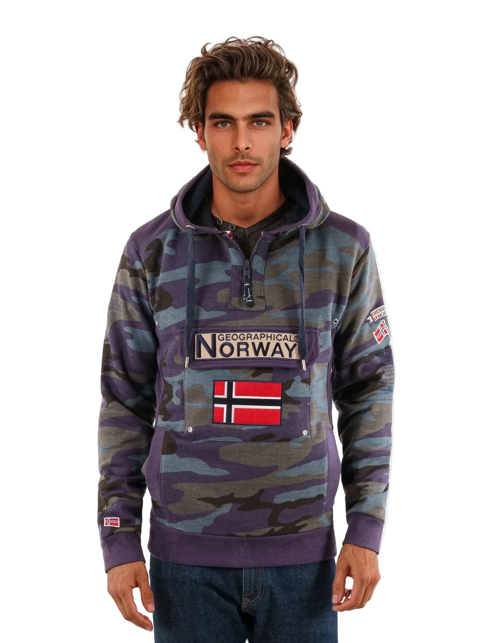 Geographical Norway GYMCLASS CAMO Homme - Sweatshirt - Image 8