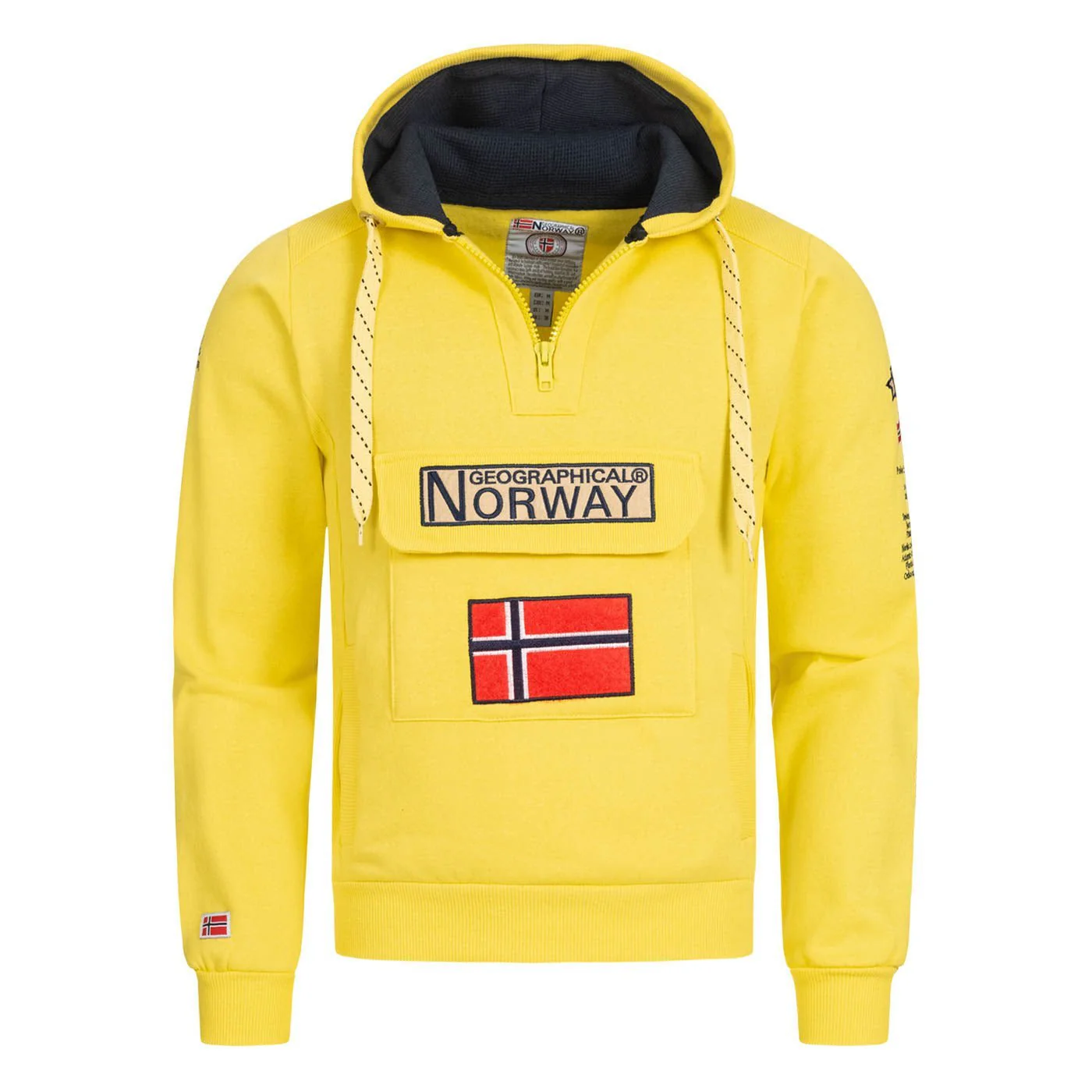 Geographical Norway GYMCLASS FLUO Homme - Sweatshirt - Image 4