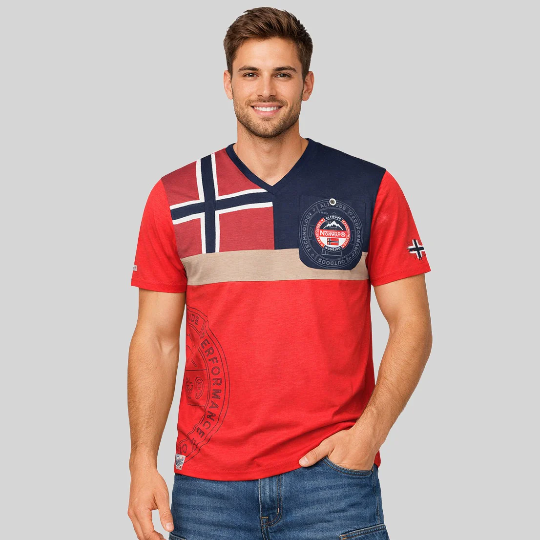 Geographical Norway J-FLAG Homme - Tee Shirt - Image 25