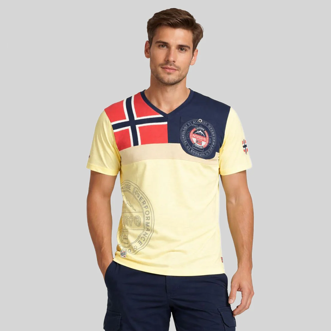 Geographical Norway J-FLAG Homme - Tee Shirt - Image 43
