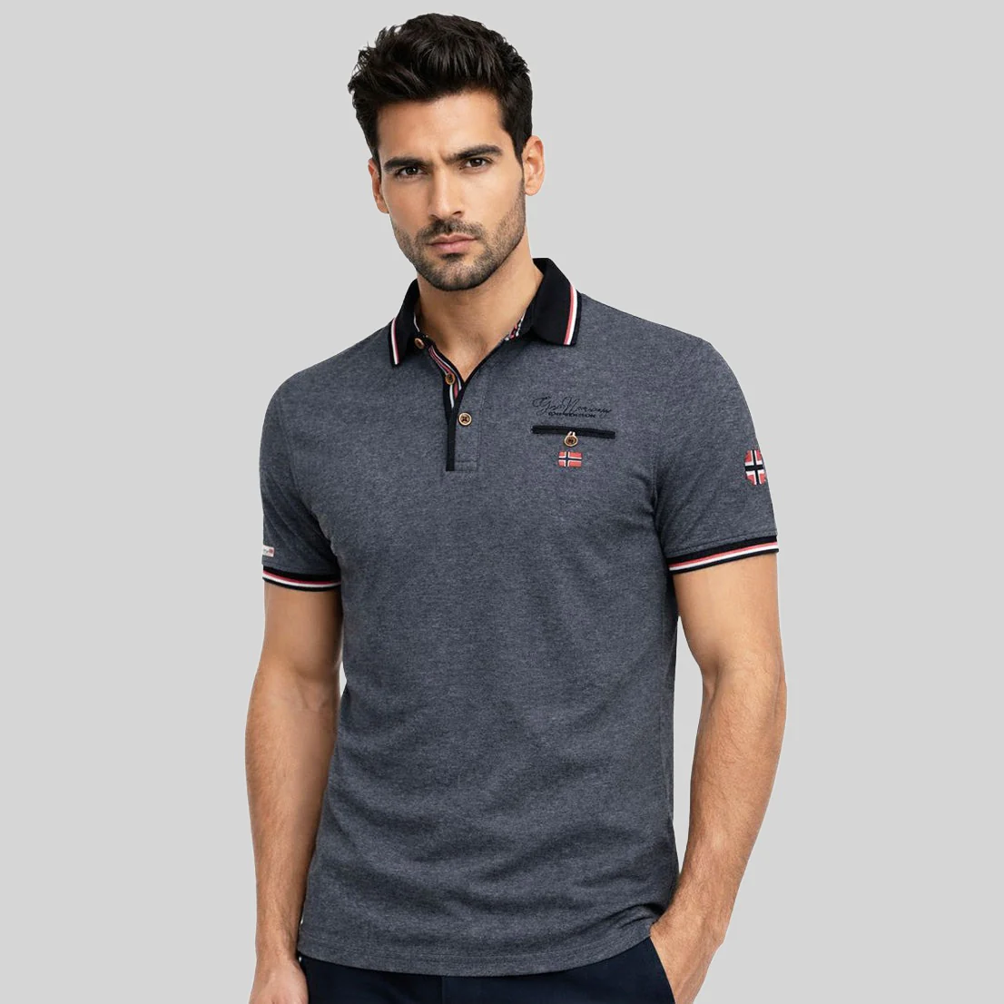 Geographical Norway KBLENDED Homme - Polo - Image 13