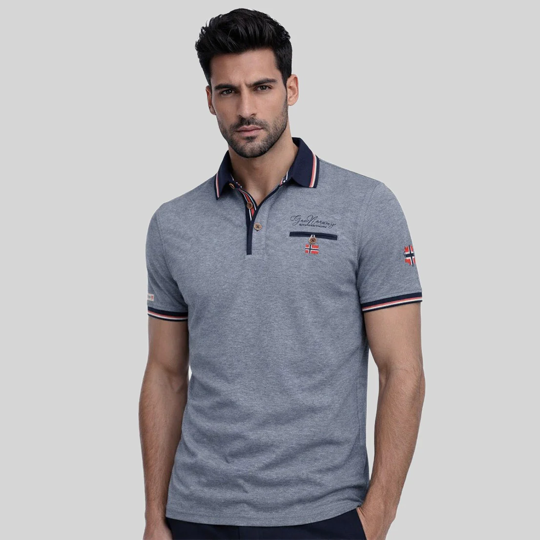 Geographical Norway KBLENDED Homme - Polo - Image 7