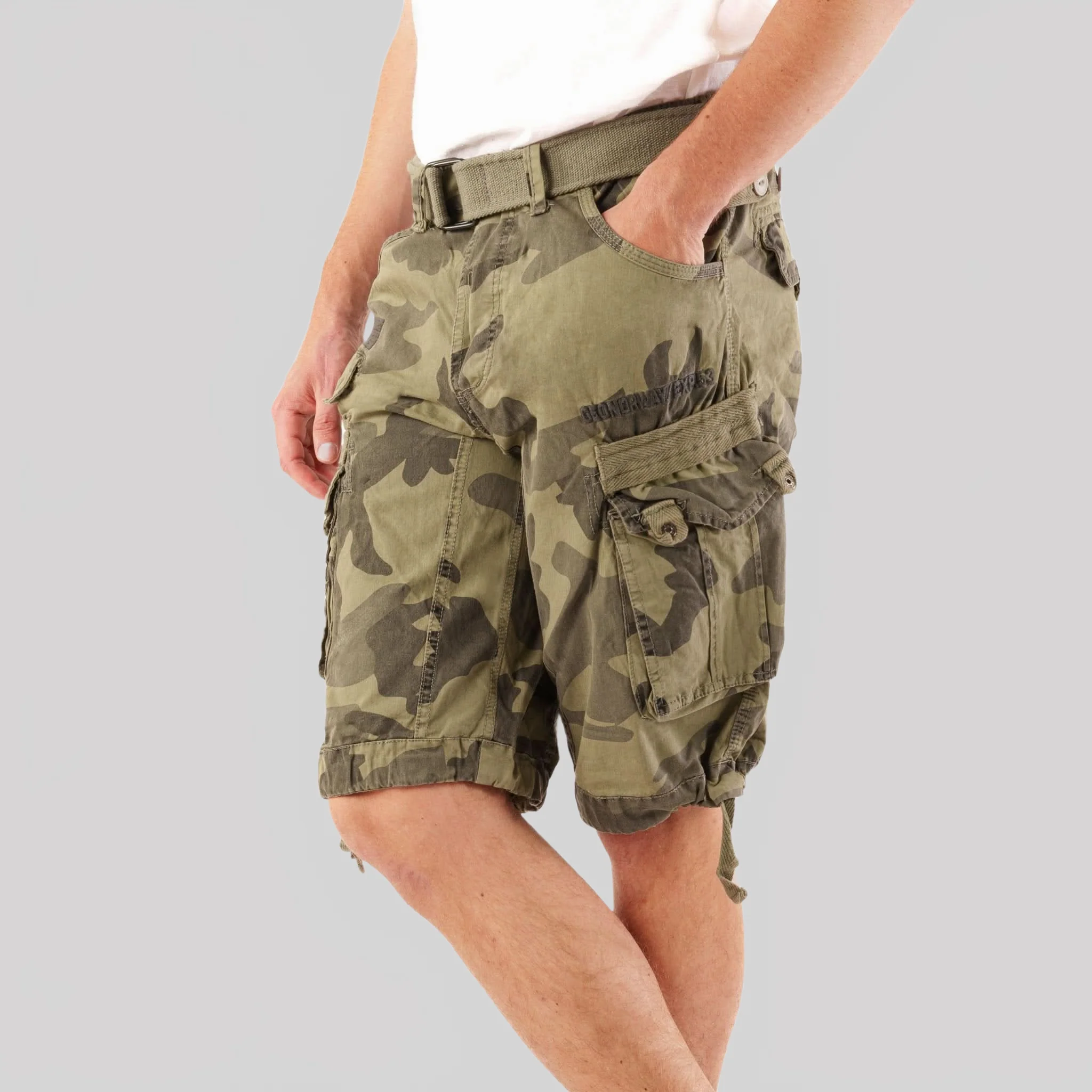 Geographical Norway PANORAMIQUE CAMO Homme - Bermuda - Image 4