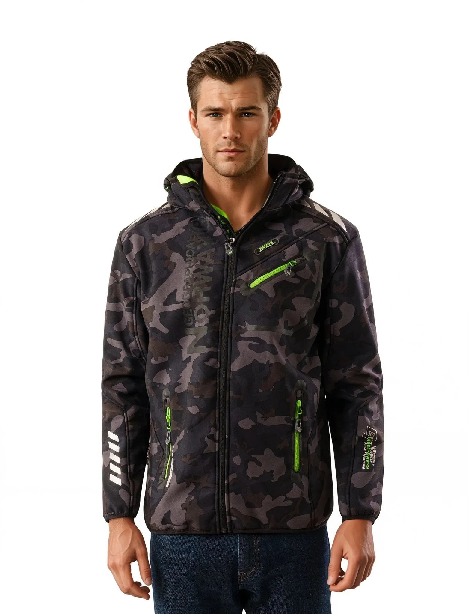 Geographical Norway ROYAUTE CAMO Homme - Softshell - Image 10