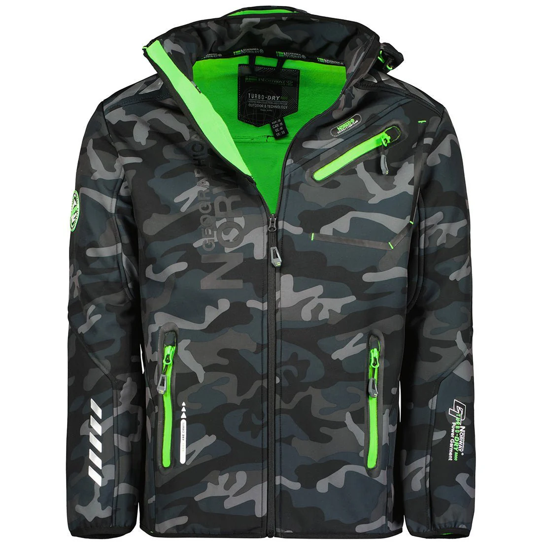 Geographical Norway ROYAUTE CAMO Homme - Softshell - Image 11