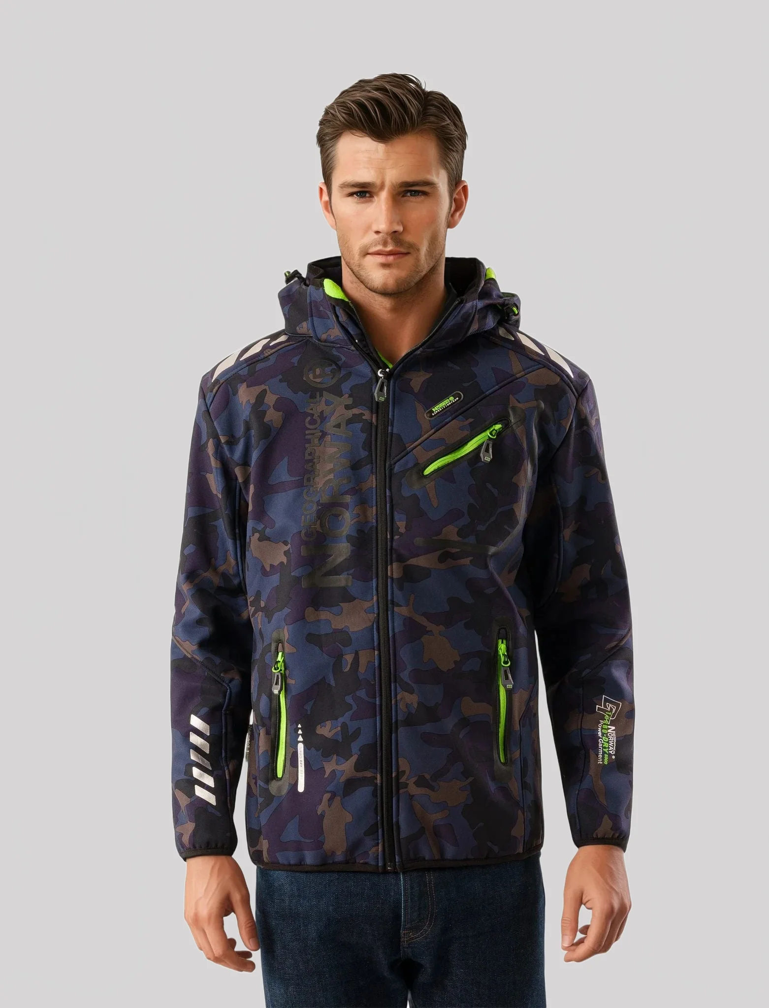 Geographical Norway ROYAUTE CAMO Homme - Softshell - Image 15