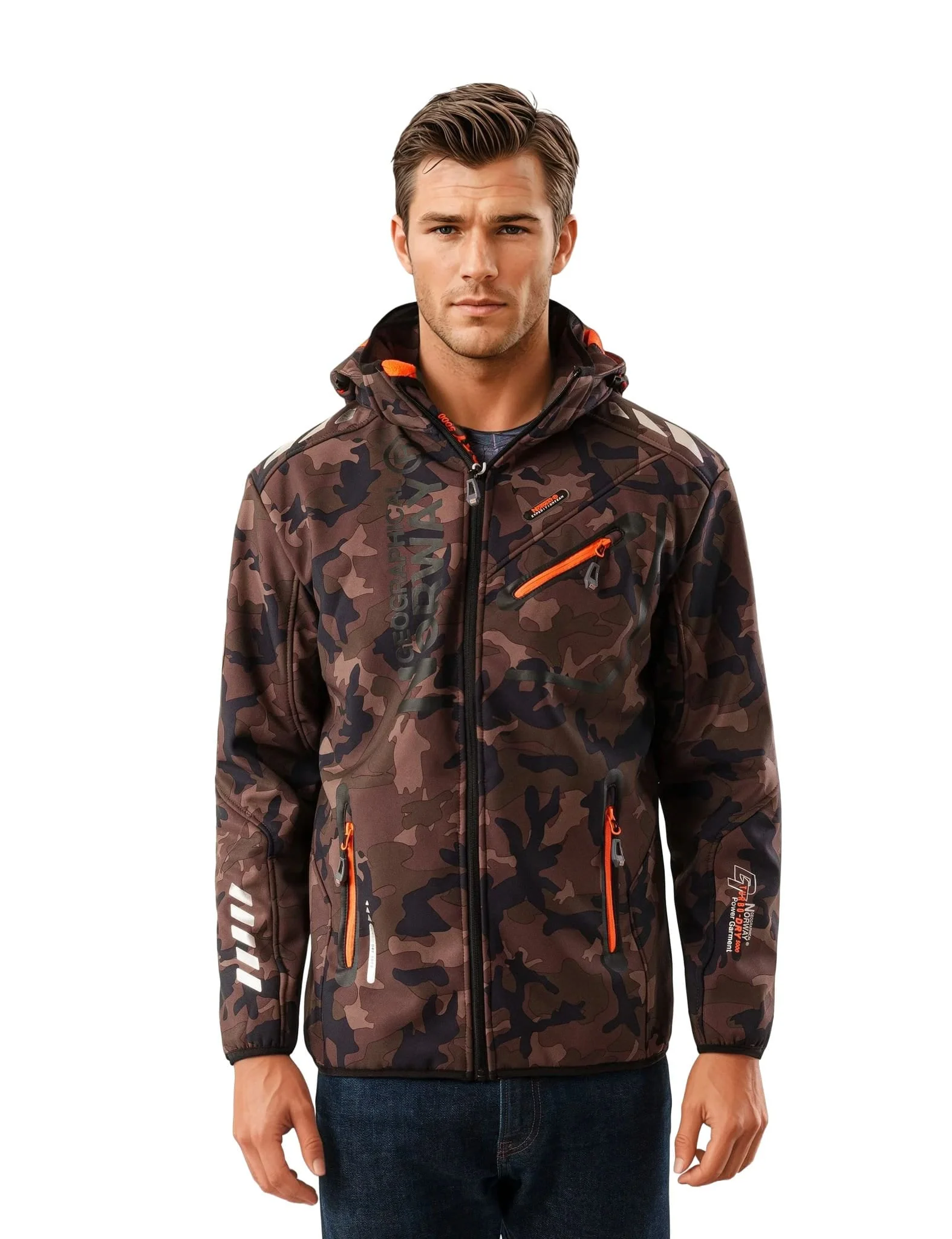 Geographical Norway ROYAUTE CAMO Homme - Softshell - Image 3