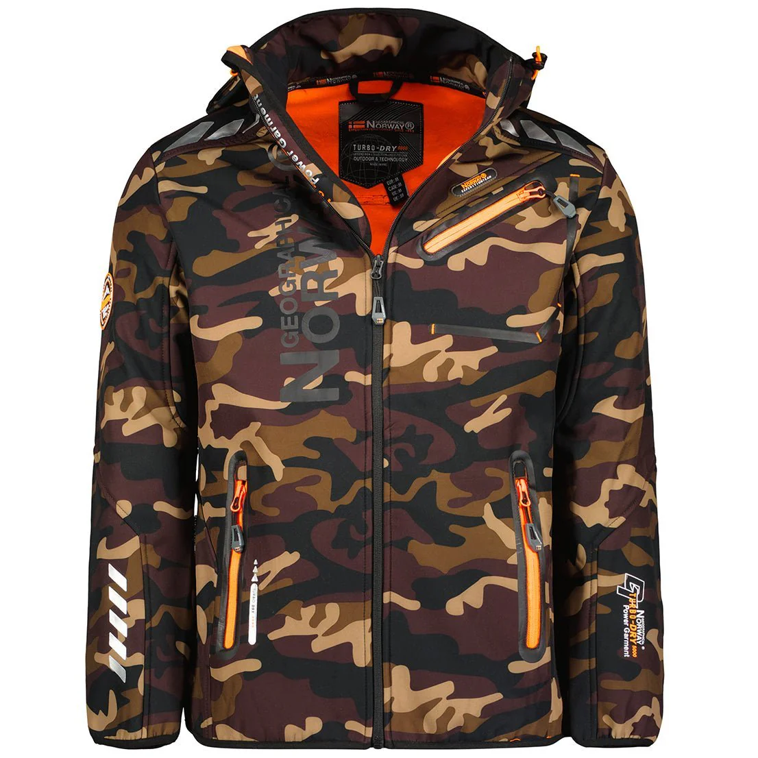 Geographical Norway ROYAUTE CAMO Homme - Softshell - Image 5