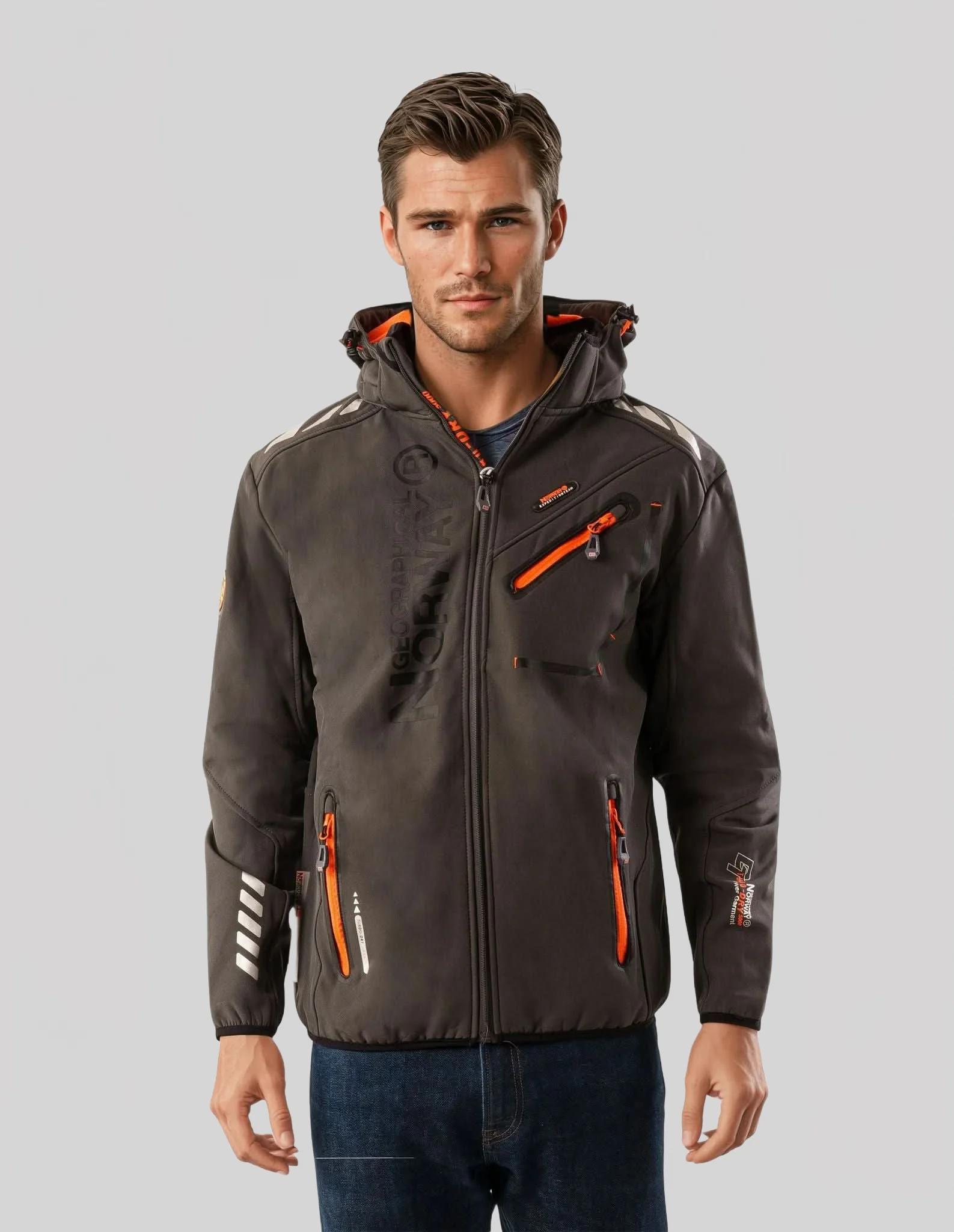 Geographical Norway ROYAUTE DARK Homme Softshell - Image 27