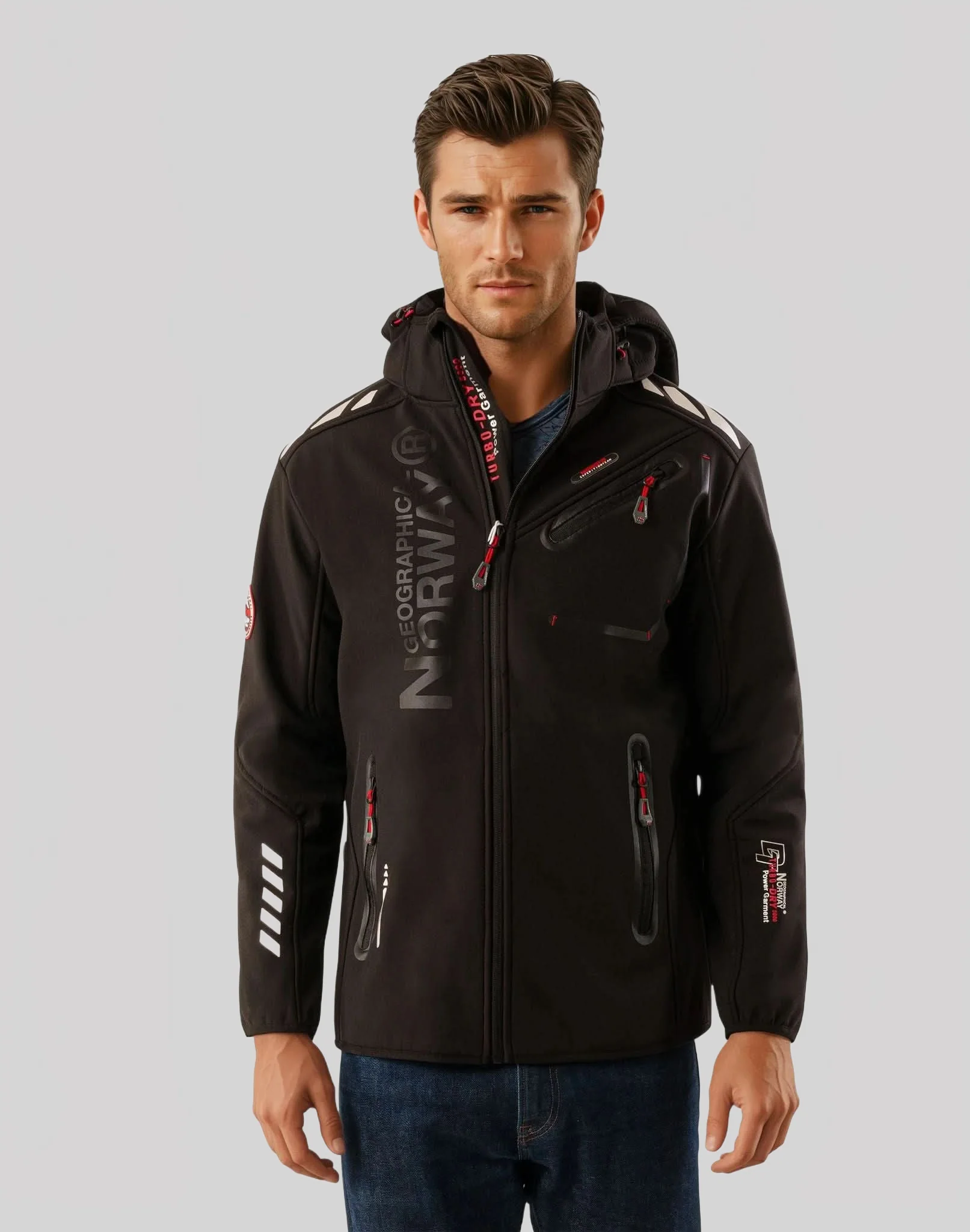 Geographical Norway ROYAUTE DARK Homme Softshell - Image 9
