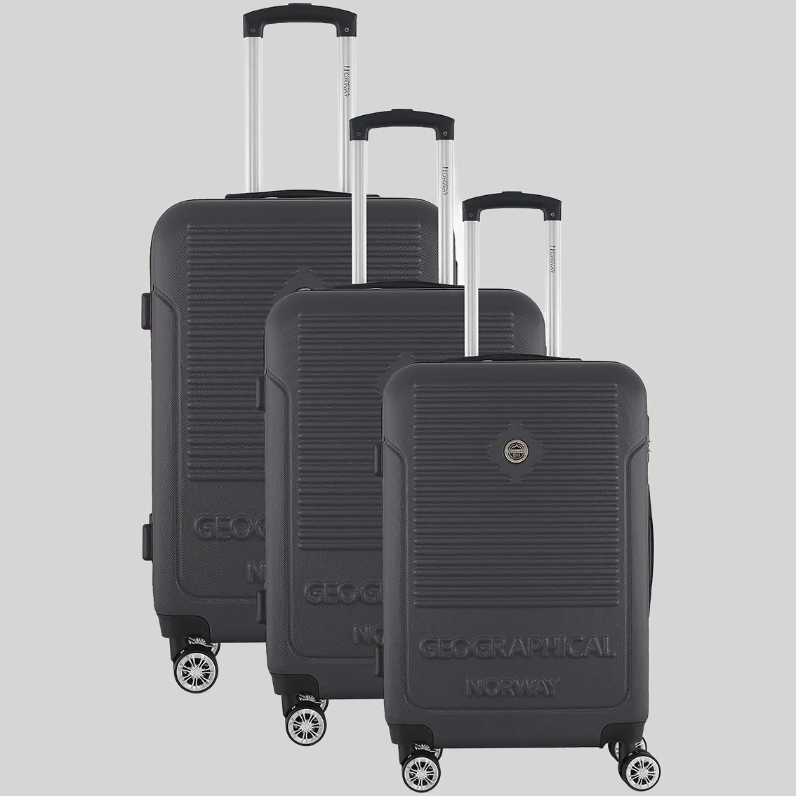 Geographical Norway SANTIAGO – Lot de 3 valises rigides (20/24/28") - Image 5