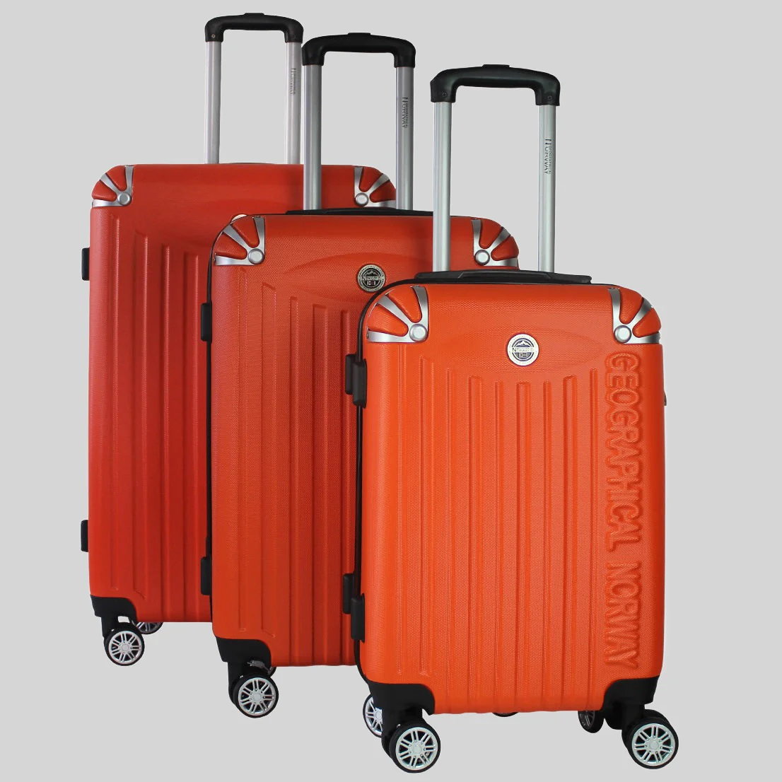 Geographical Norway SOFTLESS – Lot de 3 valises rigides (20/24/28") - Image 10