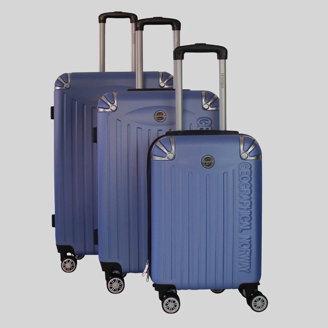 Geographical Norway SOFTLESS – Lot de 3 valises rigides (20/24/28") - Image 44