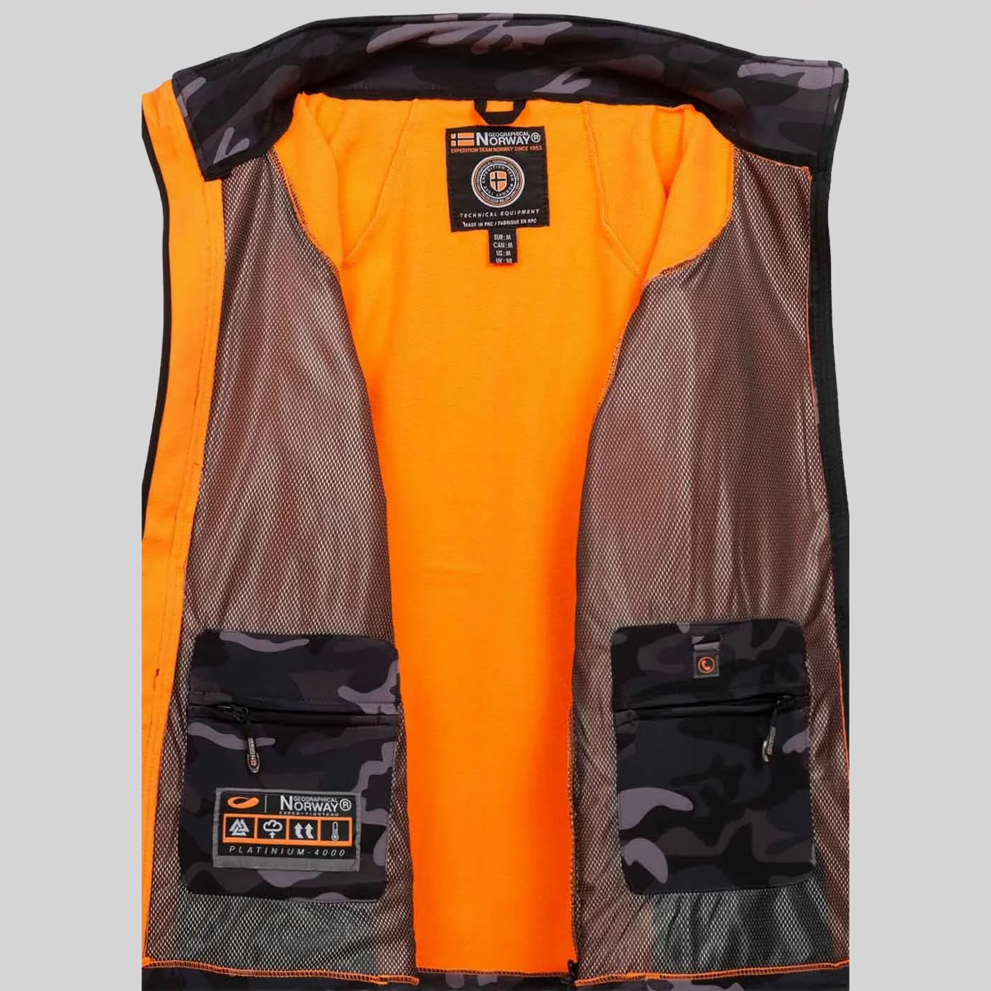 Geographical Norway TECHNO CAMO Homme - Softshell - Image 11