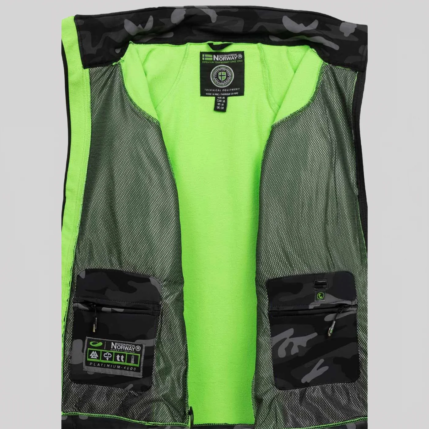 Geographical Norway TECHNO CAMO Homme - Softshell - Image 20