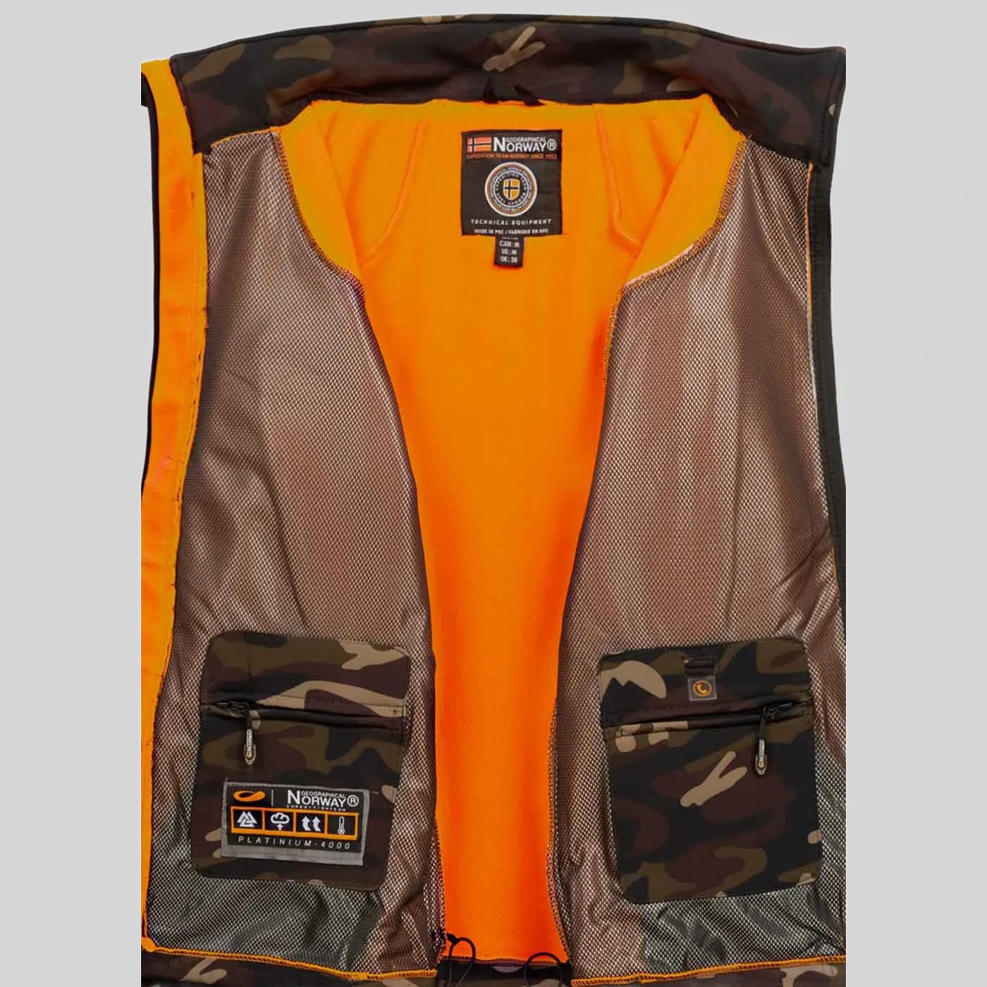Geographical Norway TECHNO CAMO Homme - Softshell - Image 5