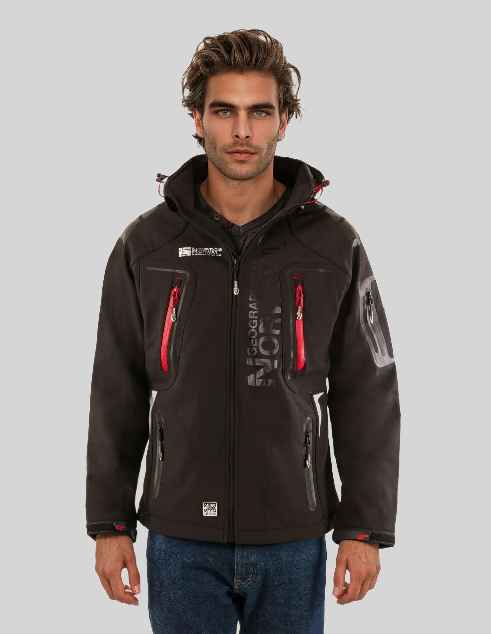 Geographical Norway TECHNO DARK Homme -Softshell - Image 9