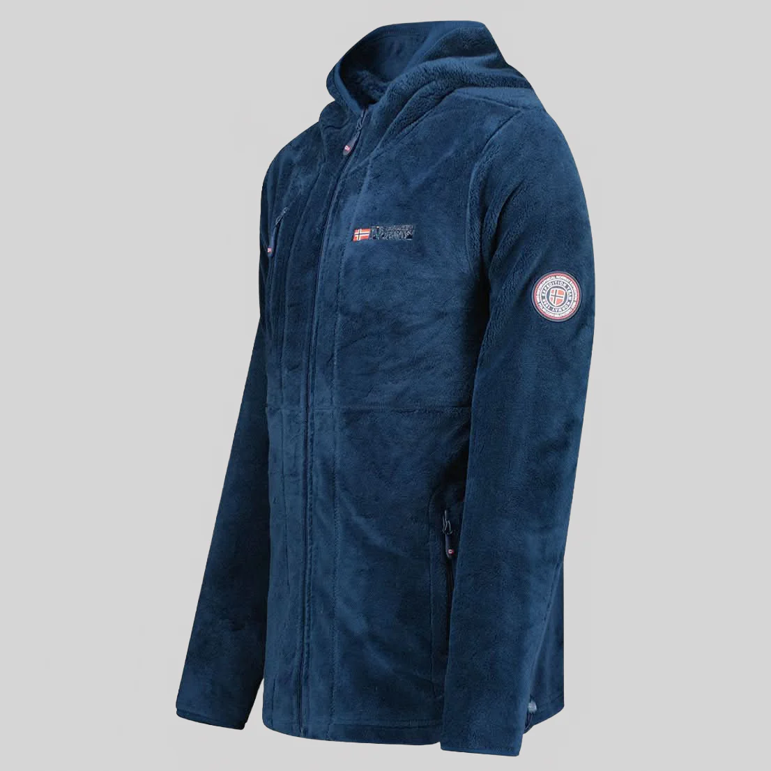 Geographical Norway UPLOAD Hood Homme - Polaire zippée - Image 5