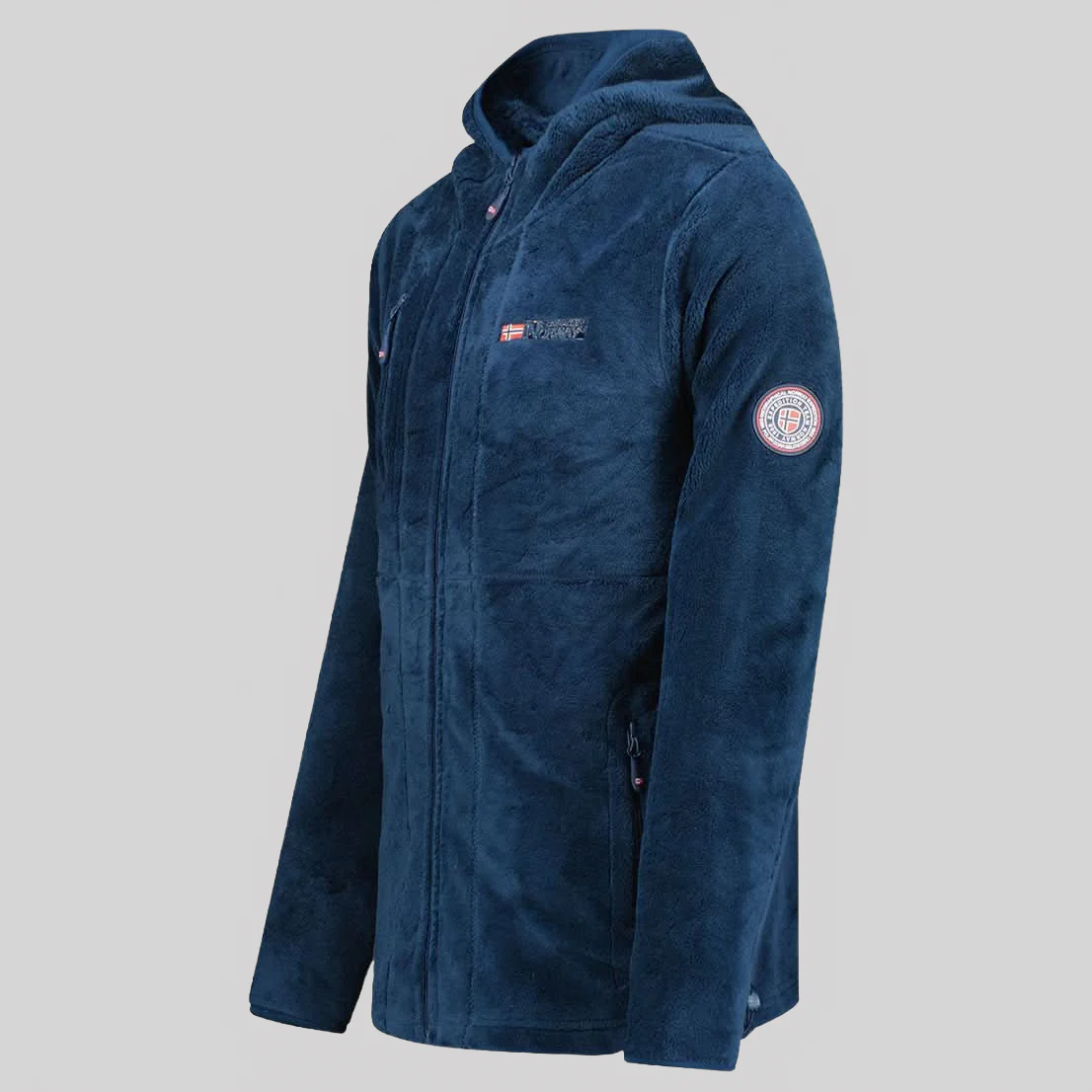 Geographical Norway UPLOAD Hood Homme - Polaire zippée - Image 8